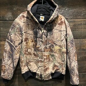 Carhartt Camo Zip-Up Hooded Jacket